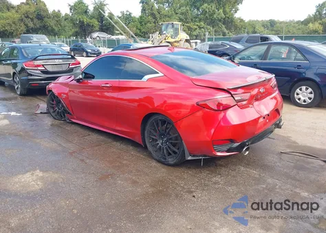 2019 Infiniti Q60 3.0T Red Sport 400 из США, поврежденный, VIN JN1FV7EL6KM440780